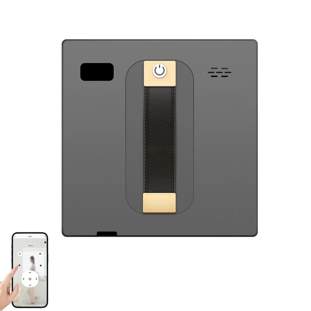 Robot Window Vacuum Cleaner,Dual Water Spray,Laser Sensor,APP&Remote Control